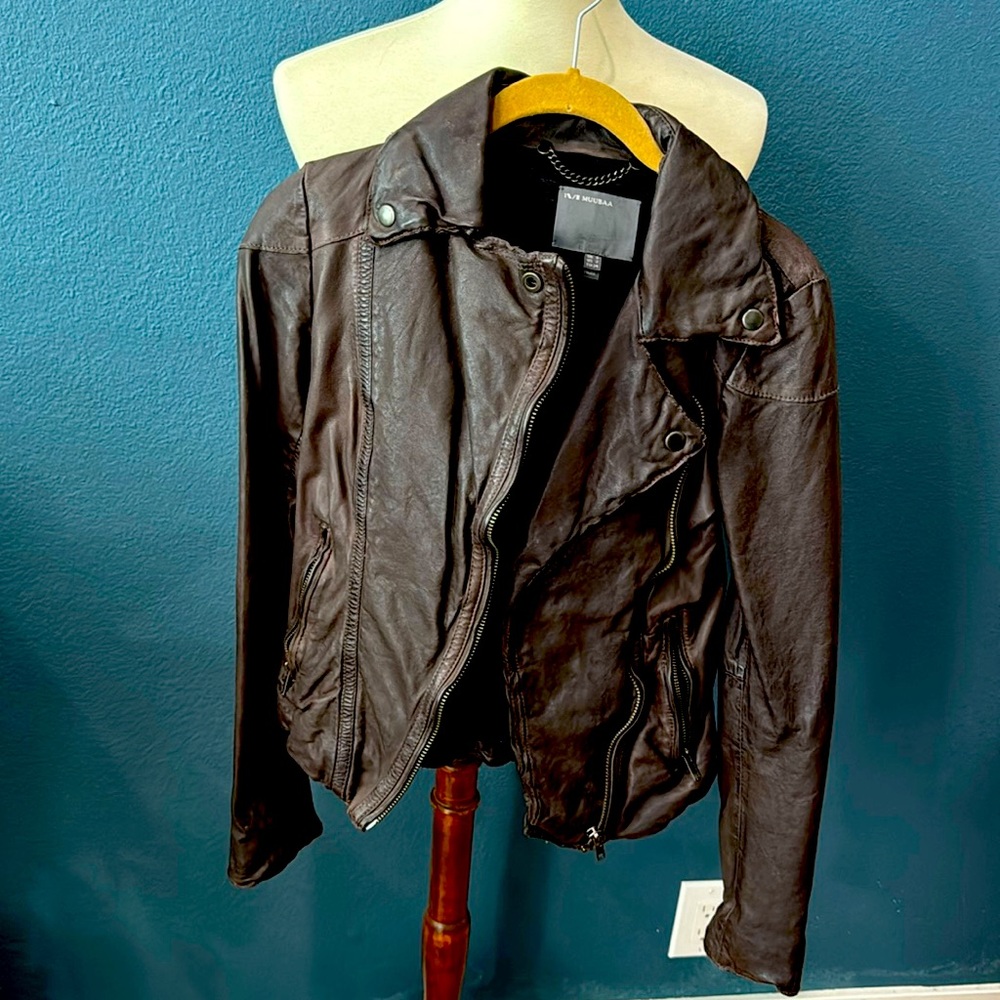 Muubaa leather jacket